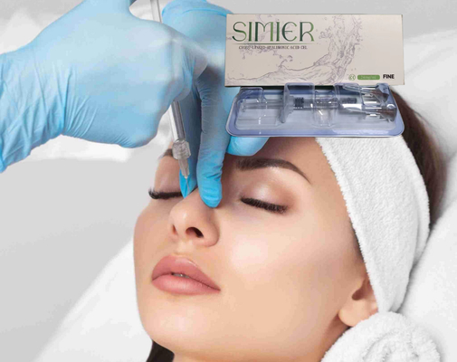 24 mg Hyaluronzuur Wrinkle Fillers Cross Linked HA Hyaluronzuur Injecties Gezicht