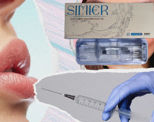 SIMIER 2 ml Anti- Rimpels Hyaluronzuur Injecteerbare Huid Filler voor Gezicht