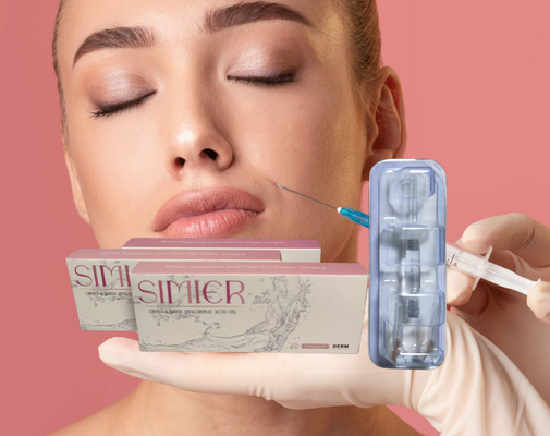Gel Cross Linked Hyaluronzuur Lip Filler Anti Wrinkle 1 ml 2 ml