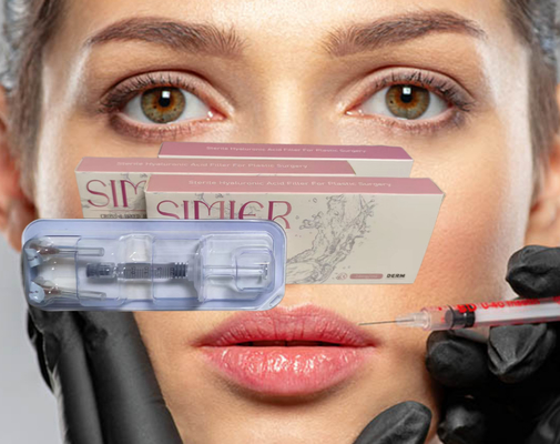 Gel Cross Linked Hyaluronzuur Lip Filler Anti Wrinkle 1 ml 2 ml