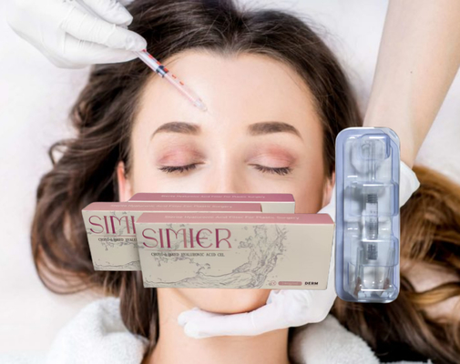 Doorzichtige 10 ml natriumhyaluronate gel injectiebehandeling voor het vullen van glimlachlijnen