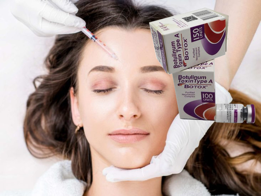 Wit poeder type A botulinumtoxine 100 eenheden Botox voor gezichtsrimpels