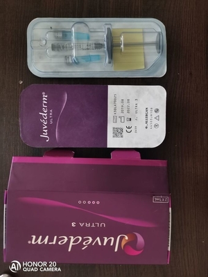 Glanzere rimpels Injecteerbare huidvuller Hyaluronzuur Juvederm Ultra 3 2*1ml